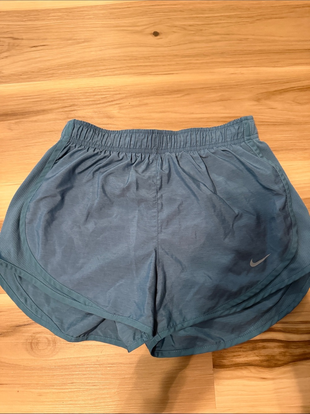 Nike Women's Tempo Dri-Fit Mid rise Blue Running Shorts 3in
